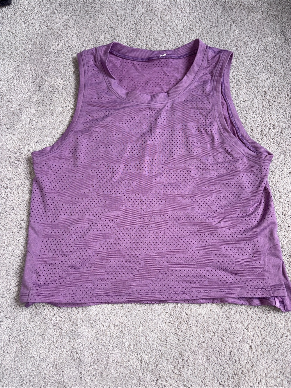 Purple Sleeveless Performance Tank Top from Lululemon